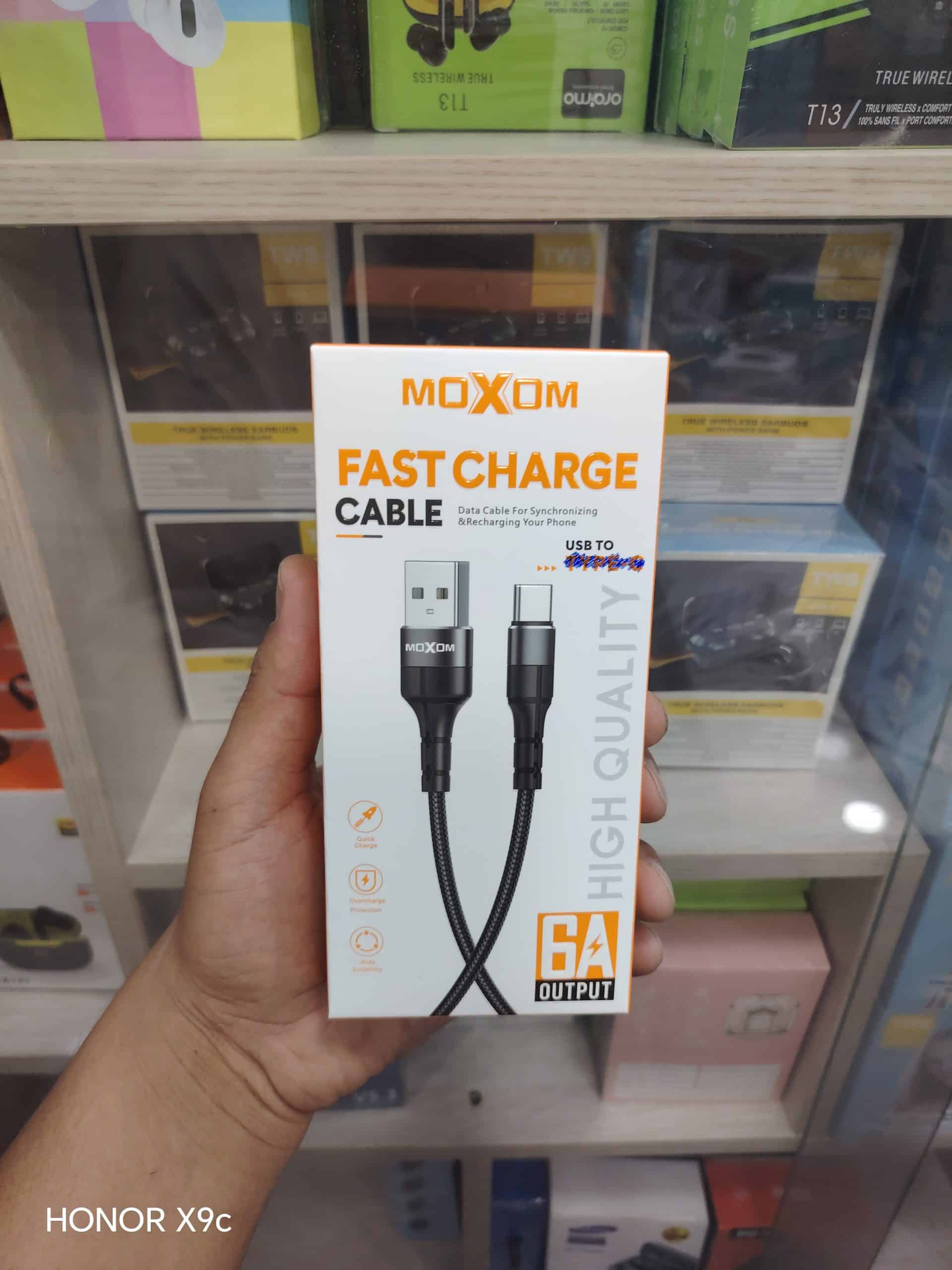 کابل شارژ میکرو بزنتی 6 امپر مدلMOXOM
