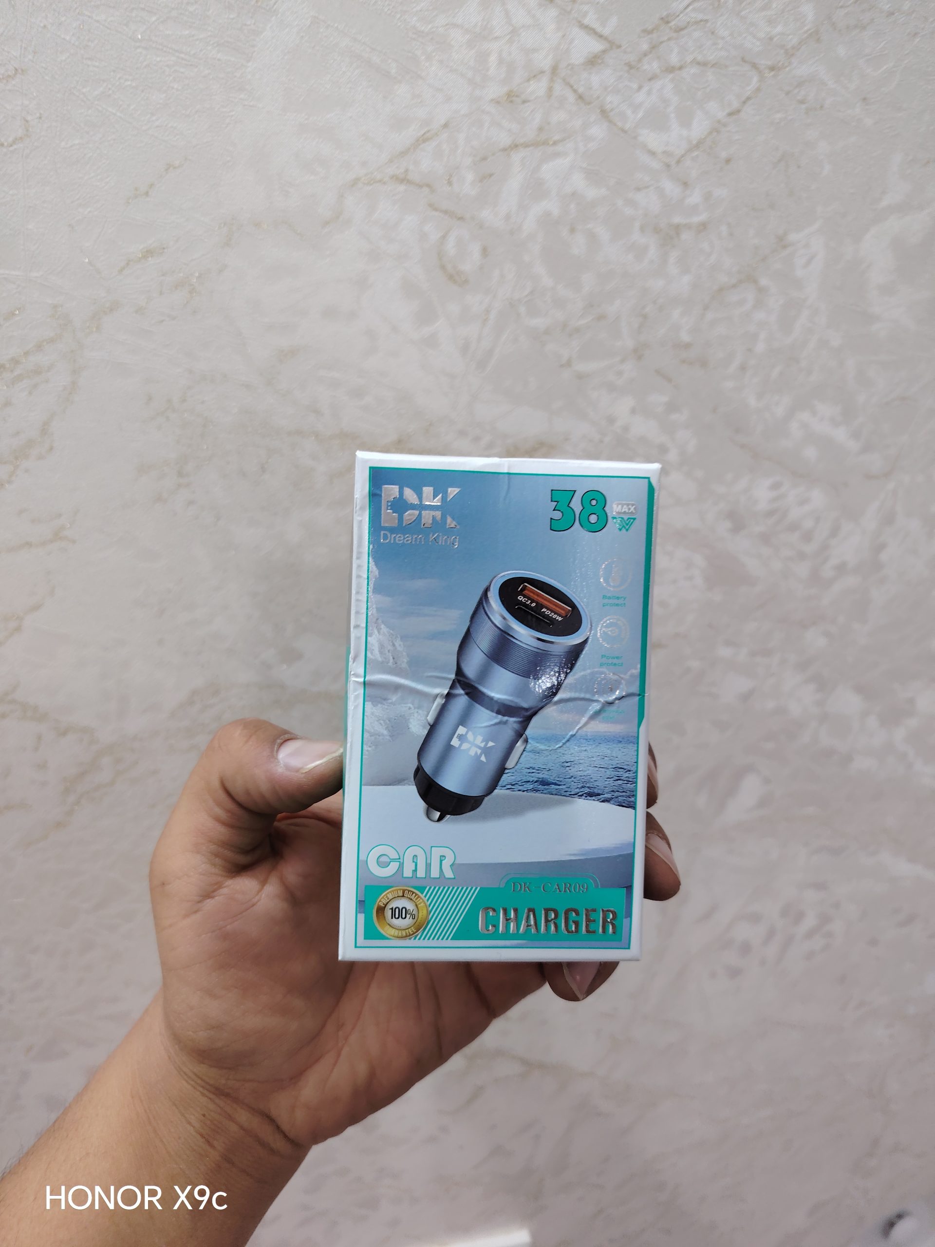 شارژر فندکی مدل DK-car09 خروجی 38 وات — تصویر ۳