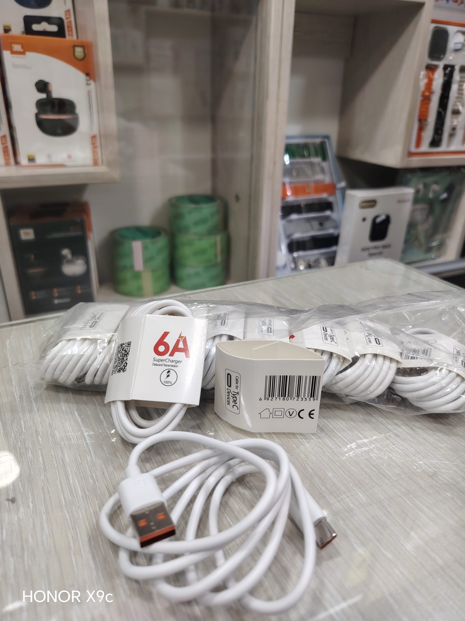 کابل 6 امپر جعبه قرمز usb به typc — تصویر ۲