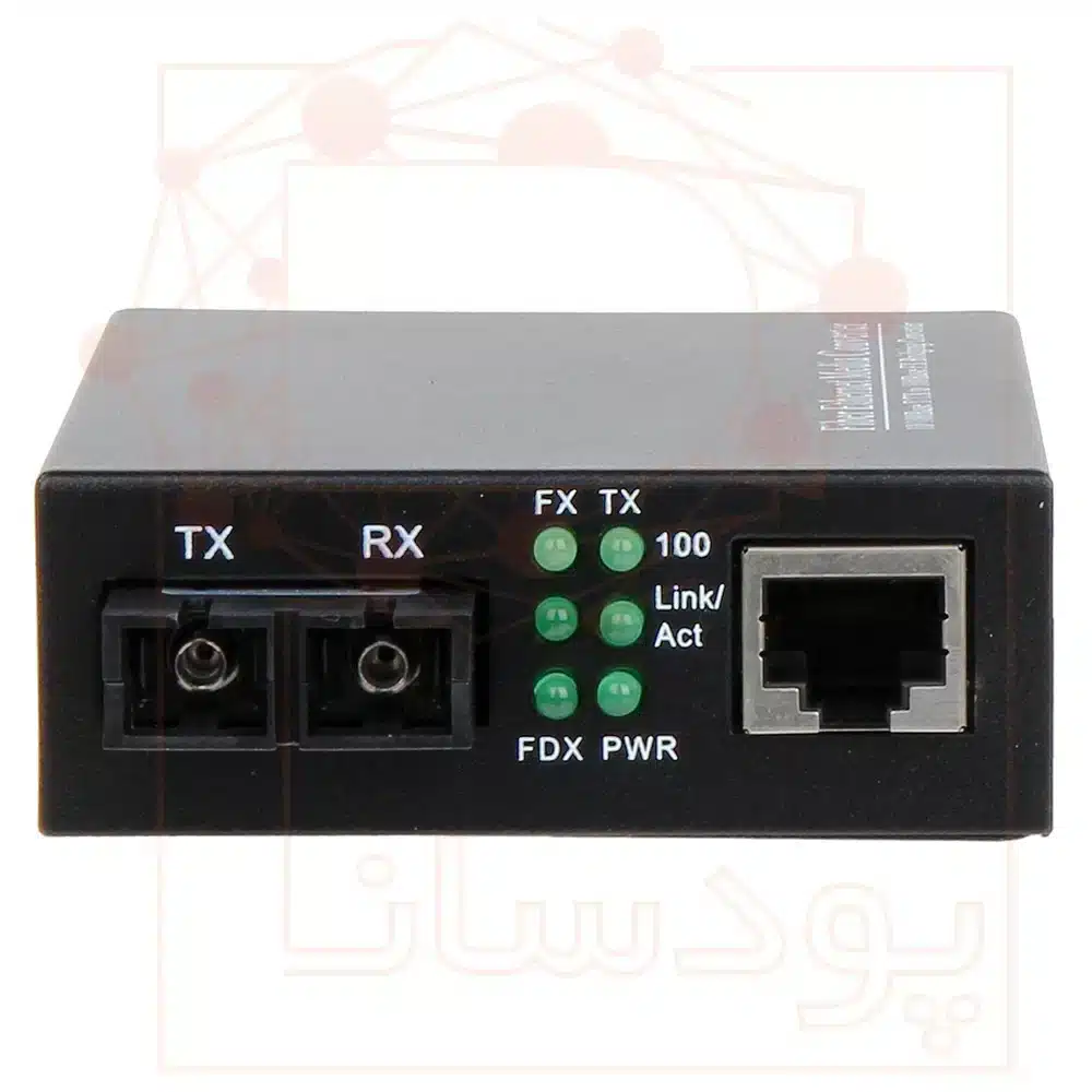 مدیا کانورتور فیبر نوری 20 کیلومتر Gigabit Ethernet سینگل مود TD-Link با پورت SC داپلکس — تصویر ۲