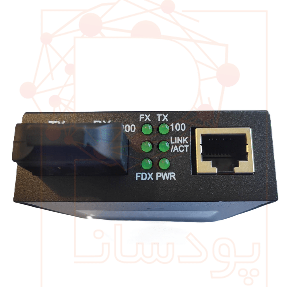 مدیا کانورتور فیبر نوری 20 کیلومتر Gigabit Ethernet سینگل مود TD-Link با پورت SC داپلکس — تصویر ۵