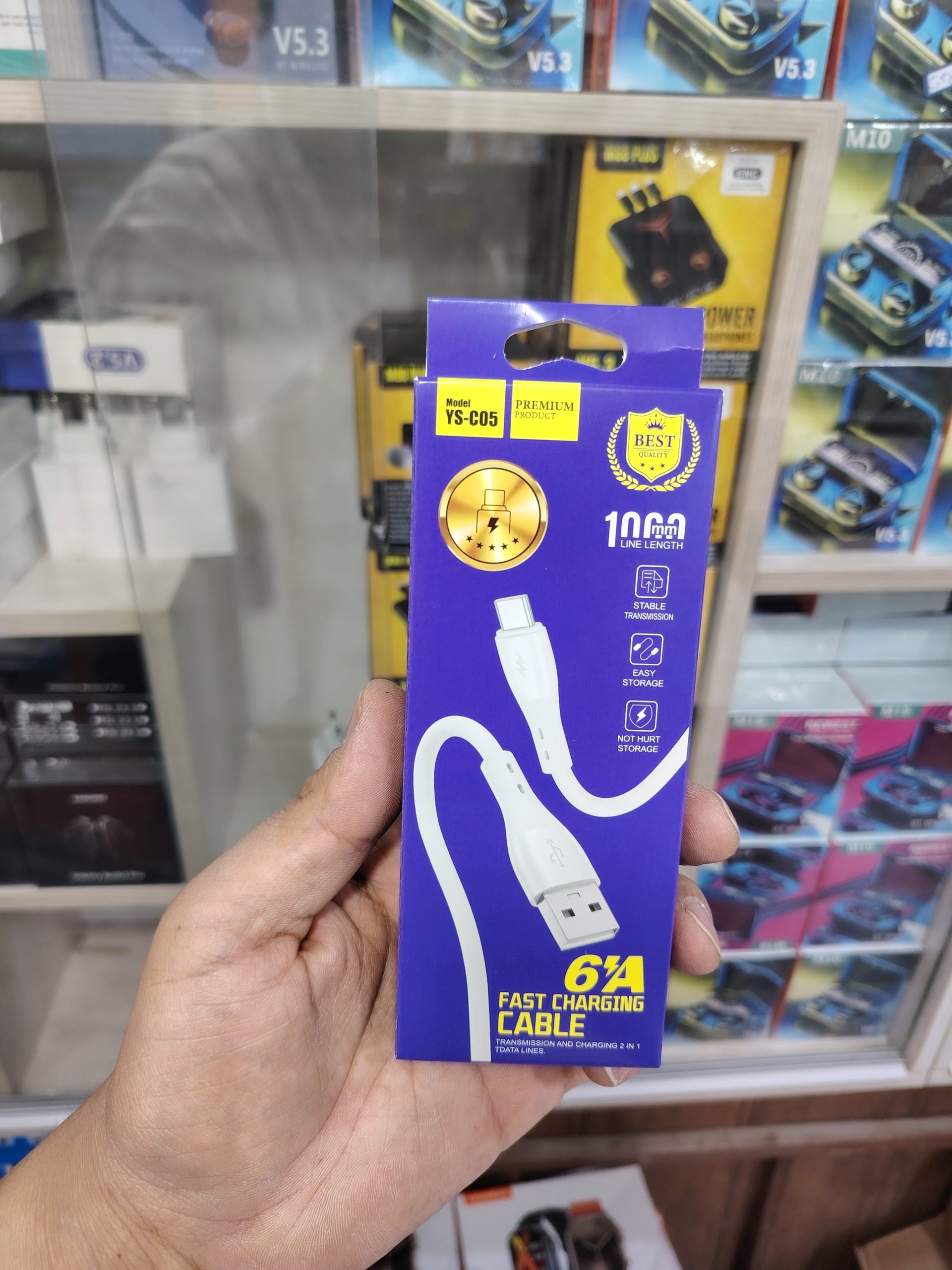 کابل 6 امپر تووربو مدل YS_C05 — تصویر ۲