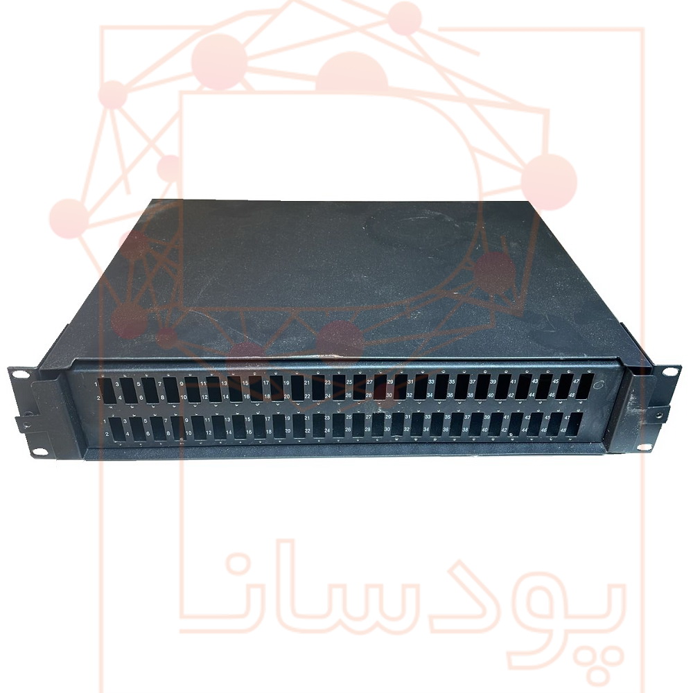پچ پنل فیبرنوری 48 پورت داپلکس 2 یونیت — تصویر ۲
