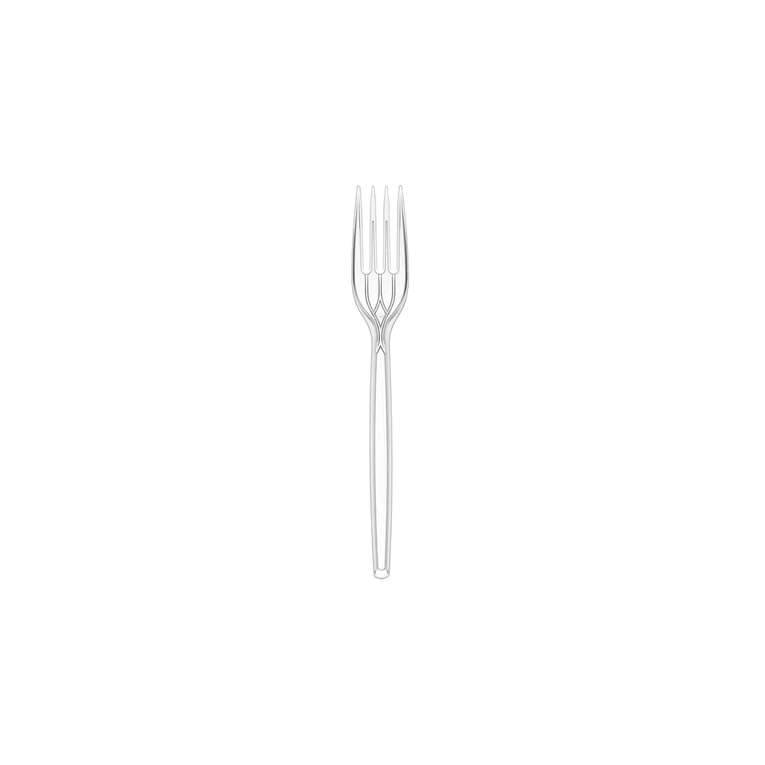 چنگال یکبار مصرف مدل لوتوس طب پلاستیک — تصویر ۲
