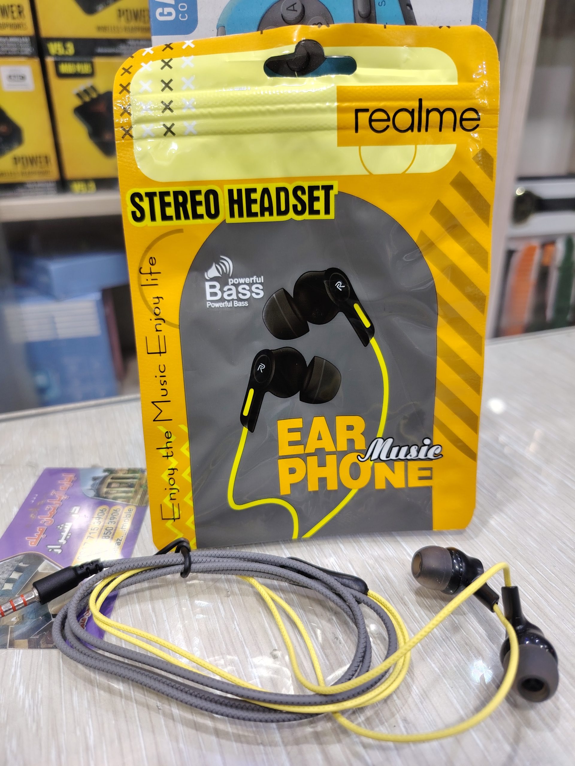 هندزفری سیمی Realme مدل power ful-01 — تصویر ۲