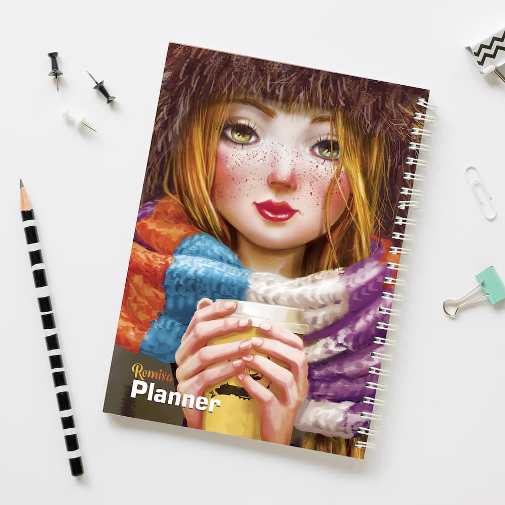 دفتر برنامه ریزی (پلنر planner) طرح دخترانه کد 0027 — تصویر ۵