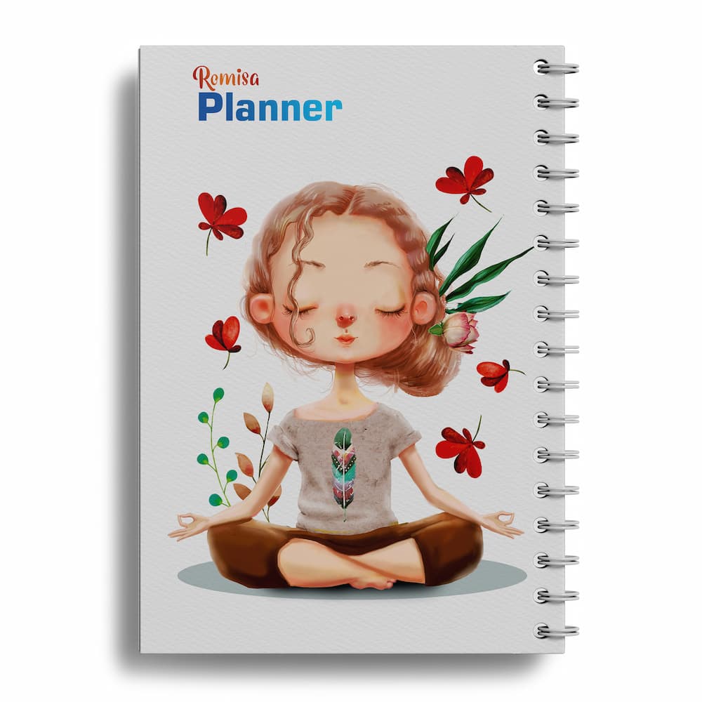 دفتر برنامه ریزی (پلنر planner) طرح دخترانه کد 0034 — تصویر ۲