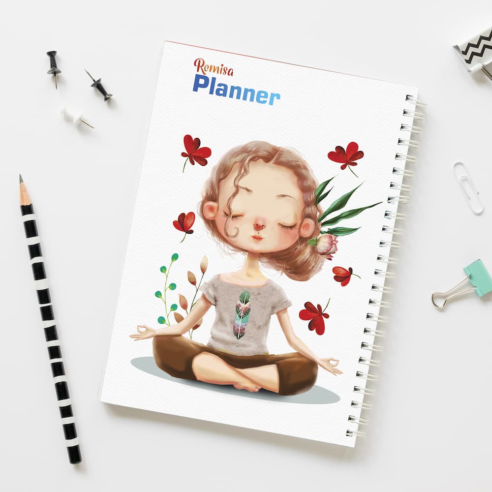 دفتر برنامه ریزی (پلنر planner) طرح دخترانه کد 0034 — تصویر ۵