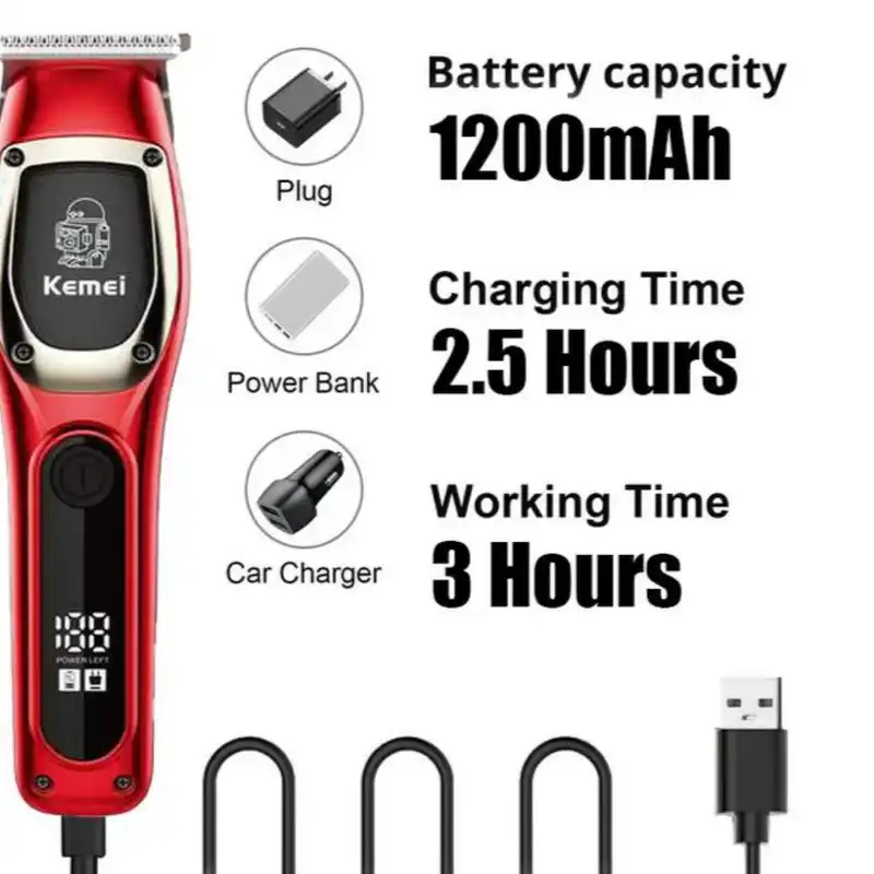ماشین اصلاح خط زن Kemei Km-1711 — تصویر ۳