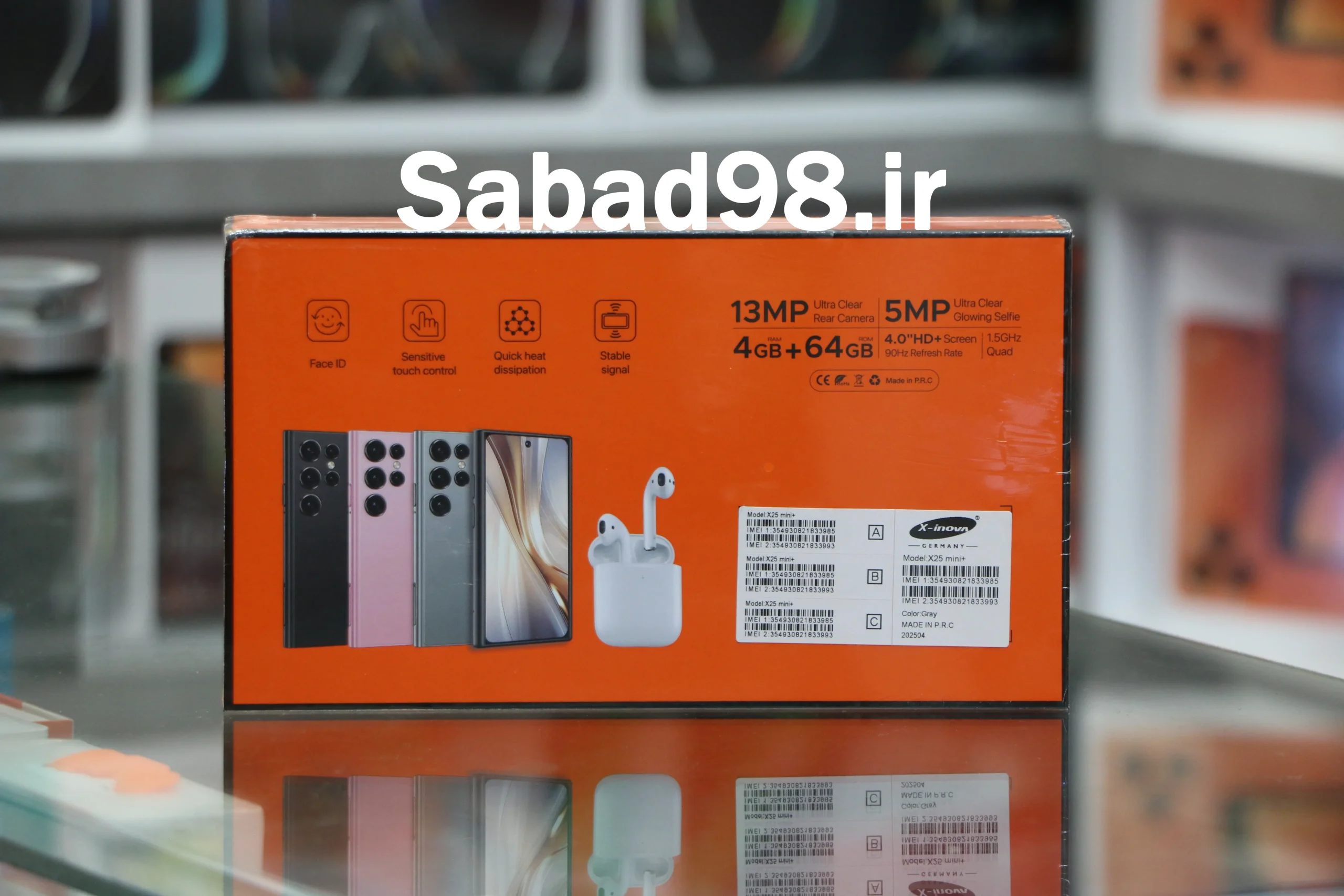 مینی موبایل Samsung S25 Ultra | 4GB RAM | 64GB ROM همراه با ایرپاد — تصویر ۲