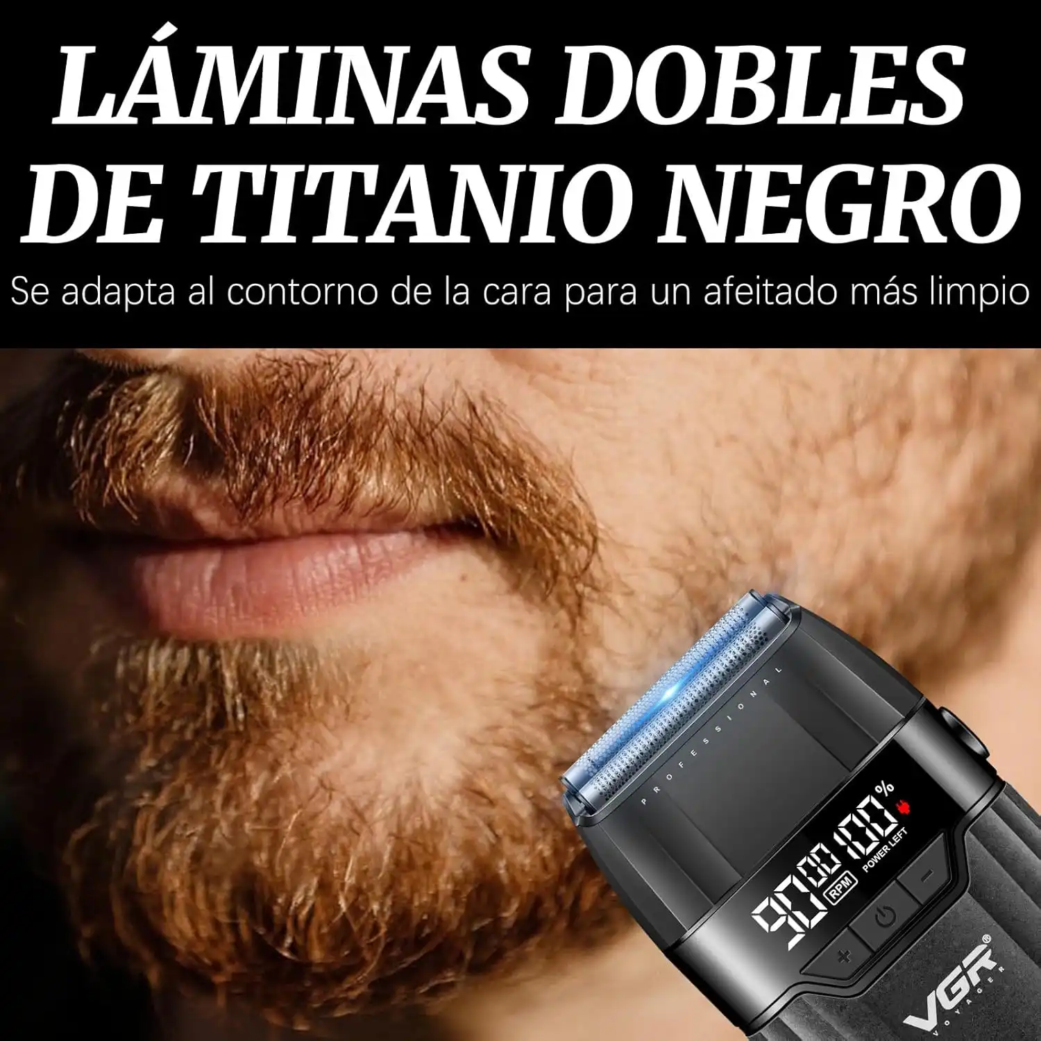 پک ماشین اصلاح VGR وی جی آر V-640S (رنگ سبز) — تصویر ۸