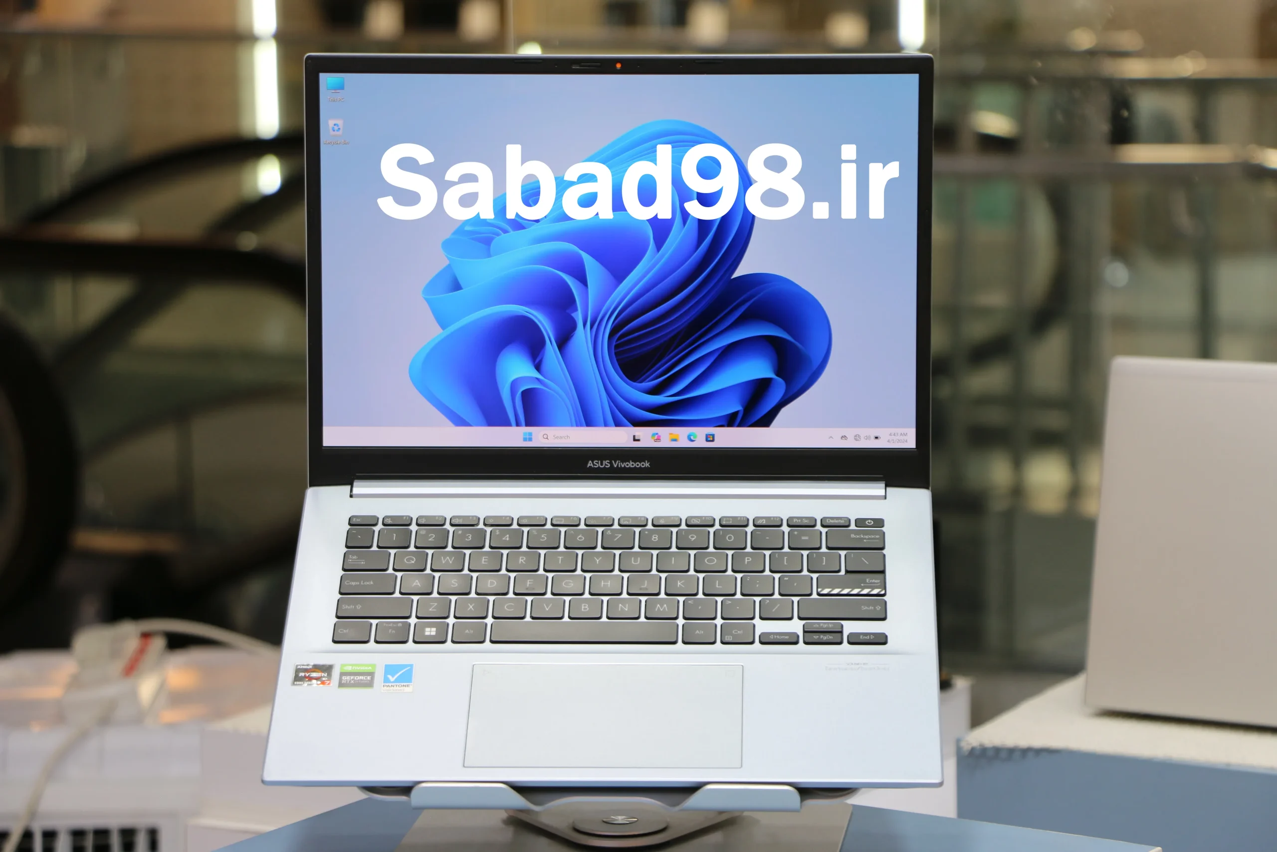 لپ تاپ Asus Vivobook Ryzen 7 6800H | 16GB | SSD 512GB | RTX 3050 4GB | 14 inch 2K 90Hz Touchpad+numpad