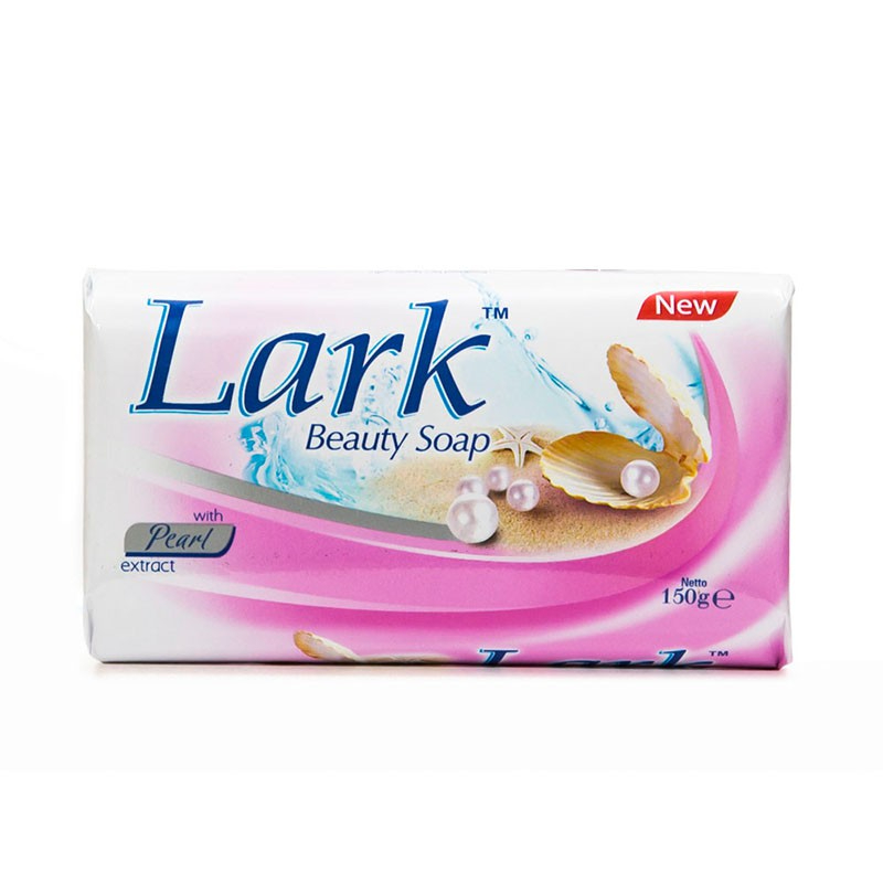 صابون لارک Lark مدل with Pearl extract بسته ۶ عددی — تصویر ۲
