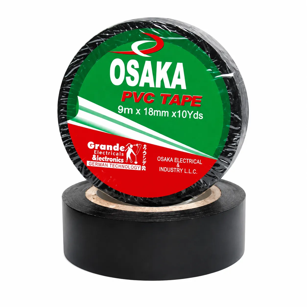 چسب برق مشکی ژاپنی اصل OSAKA — تصویر ۲