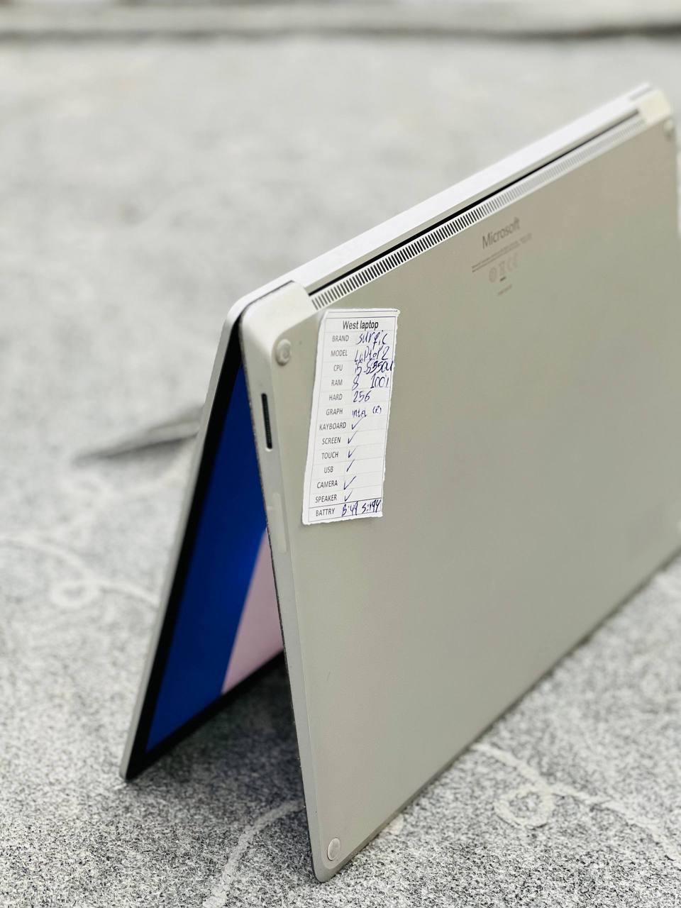 لپ تاپ Surface Laptop 2 i5 8250U | 8GB | SSD 256GB | Intel UHD | 13.3 inch Touch — تصویر ۵