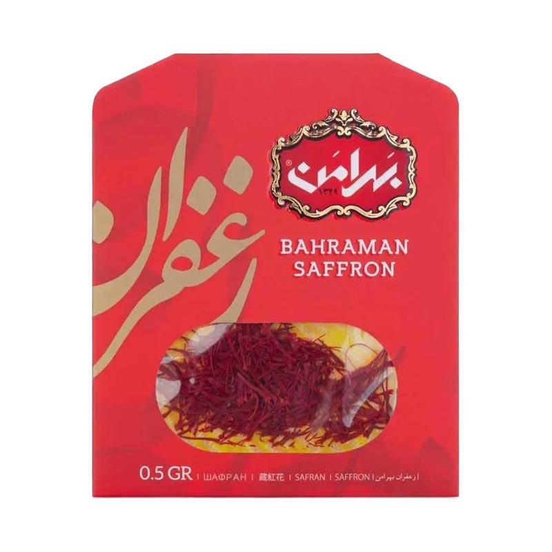 زعفران سرگل کارتی نیم گرم بهرامن