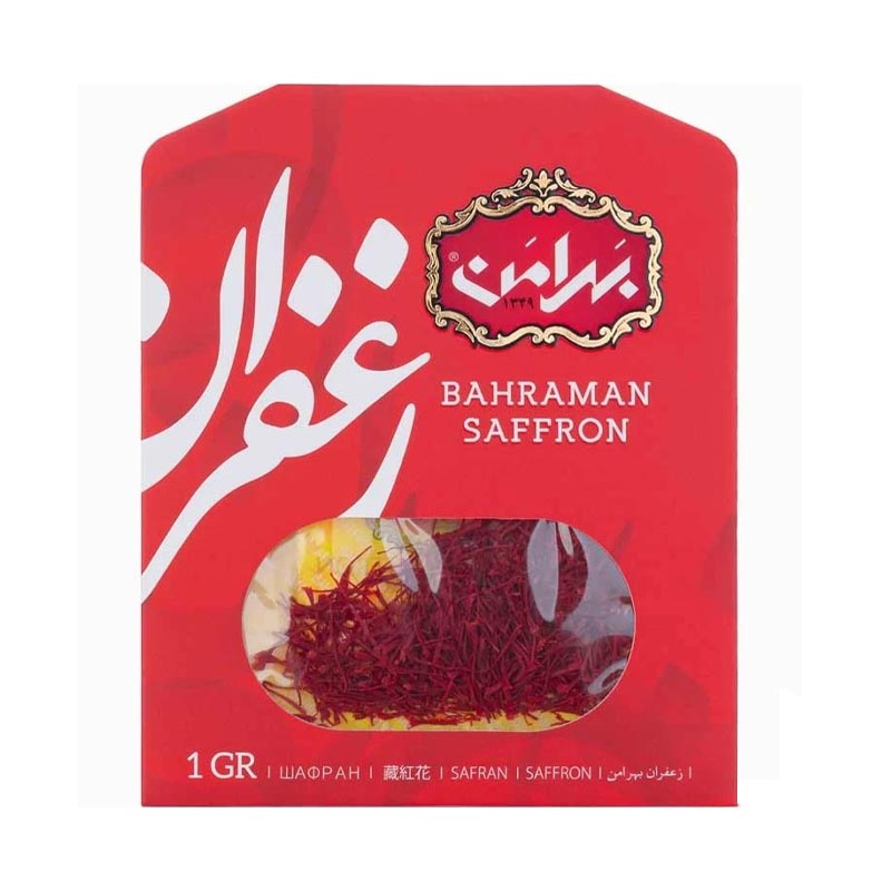 زعفران سرگل کارتی یک گرم بهرامن