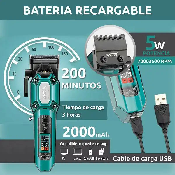 ماشین اصلاح وی جی آر VGR V-600 — تصویر ۵