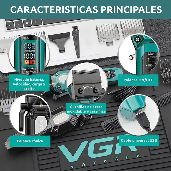 ماشین اصلاح وی جی آر VGR V-600 — تصویر ۶