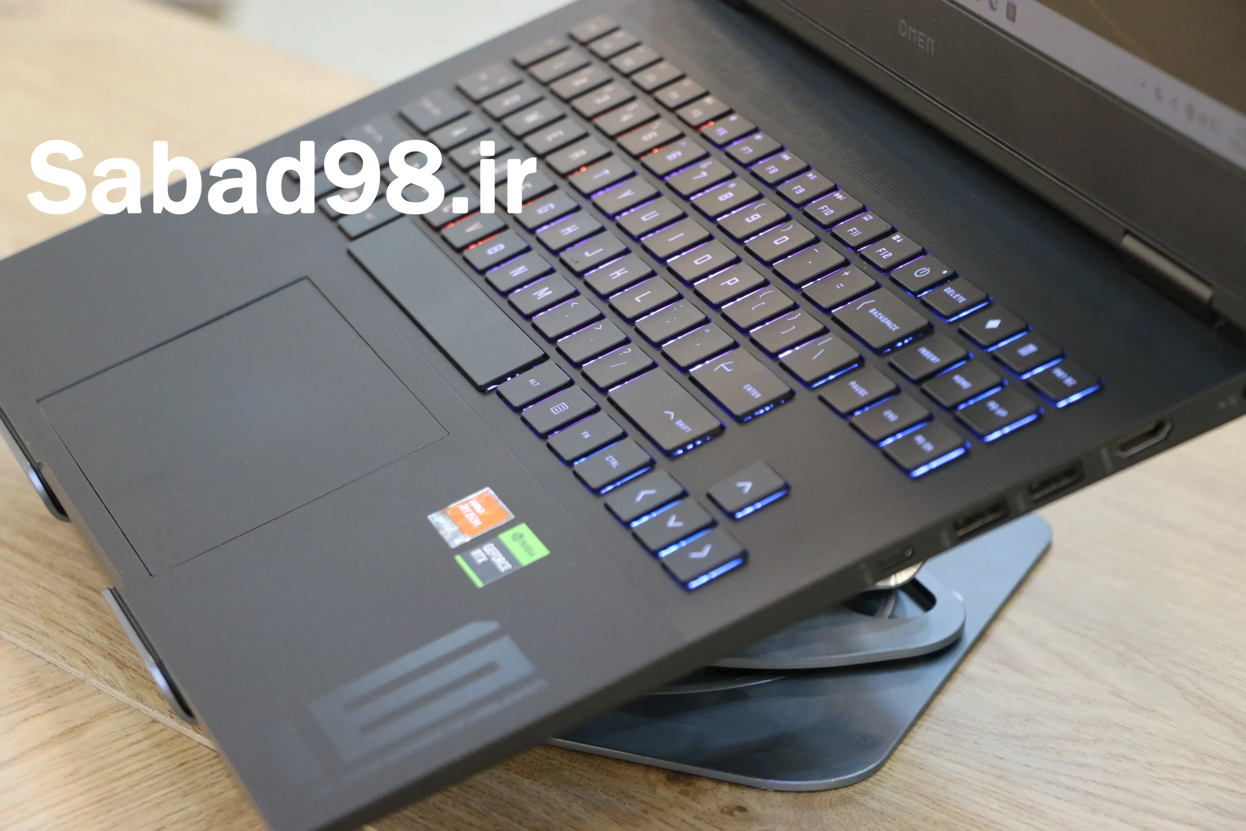 لپ تاپ HP Omen 16 Ryzen 7 7840HS | 16GB | SSD 512GB | RTX 4060 8GB | 16.1 inch 2K 240Hz — تصویر ۵