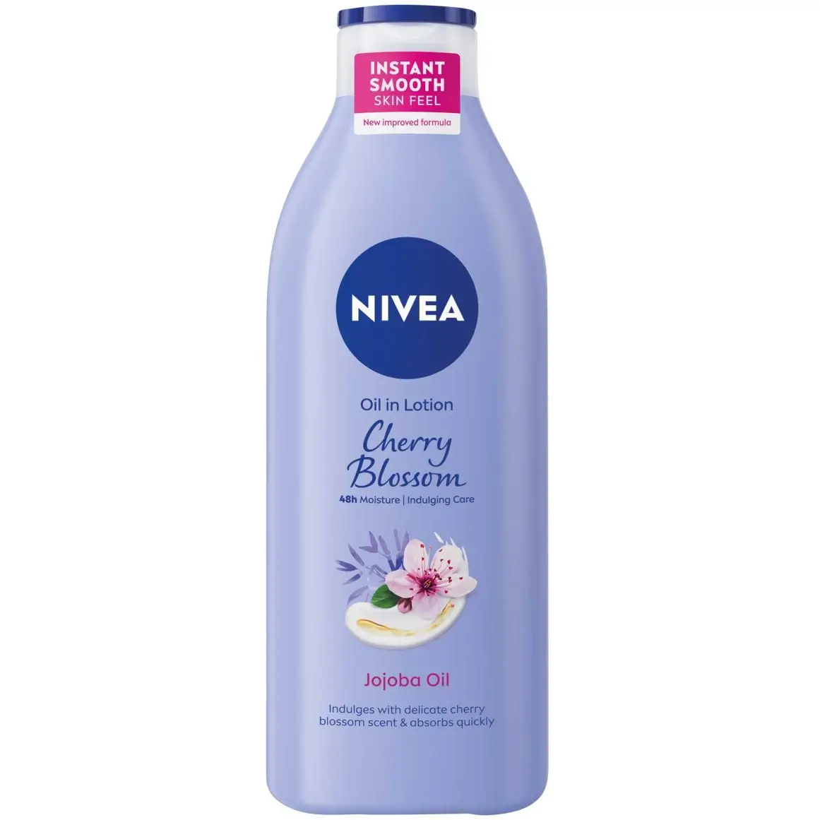 لوسیون بدن نیوآ حاوی روغن جوجوبا و شکوفه گیلاس ۴۰۰ میل Nivea Oil in Lotion Cherry Blossom