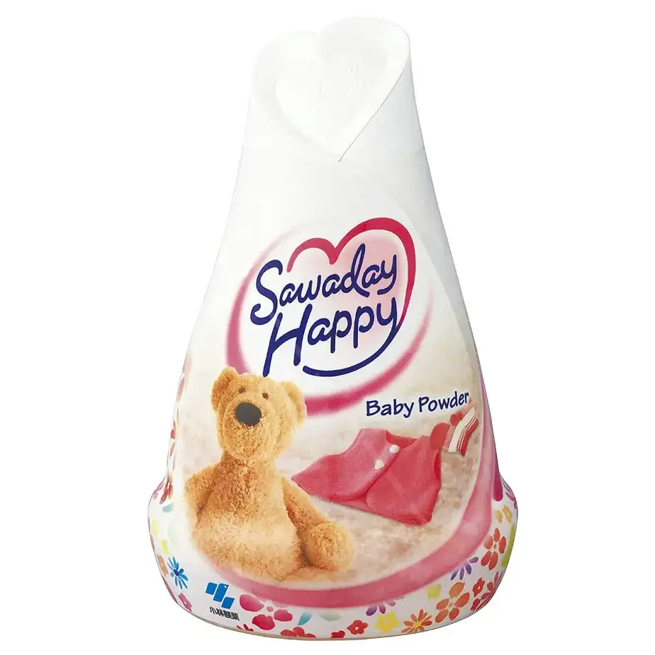 ژل خوشبو کننده و بوگیر ساوادی ژاپن رایحه پودر بچه ۱۲۰ گرم Sawaday Happy Baby Powder