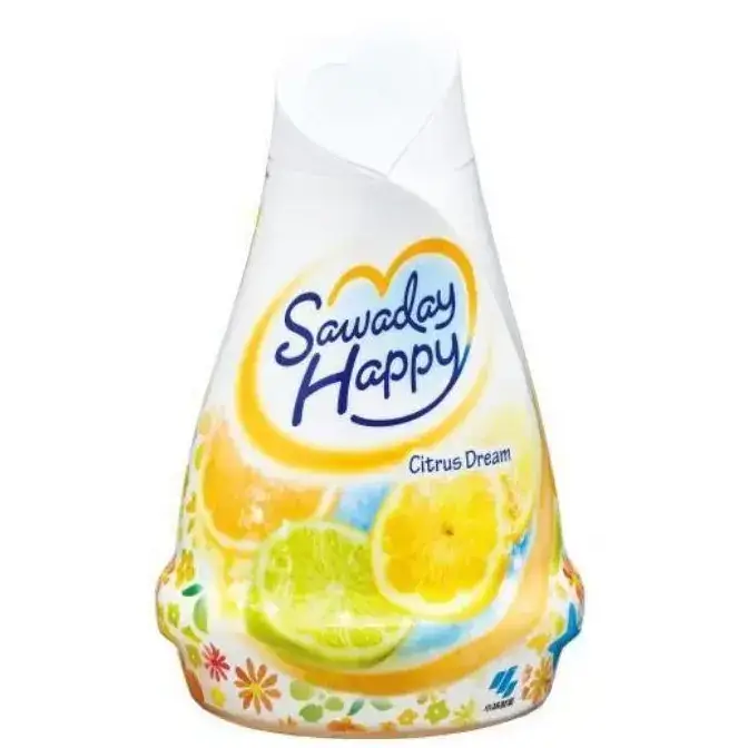 ژل خوشبو کننده و بوگیر ساوادی ژاپن مدل رویای مرکبات ۱۲۰ گرم Sawaday Happy Citrus Dream