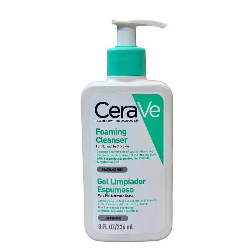 ژل شستشوی فومینگ سراوی مخصوص پوست نرمال تا چرب ۲۳۶ میل CeraVe Foaming Cleanser — تصویر ۷