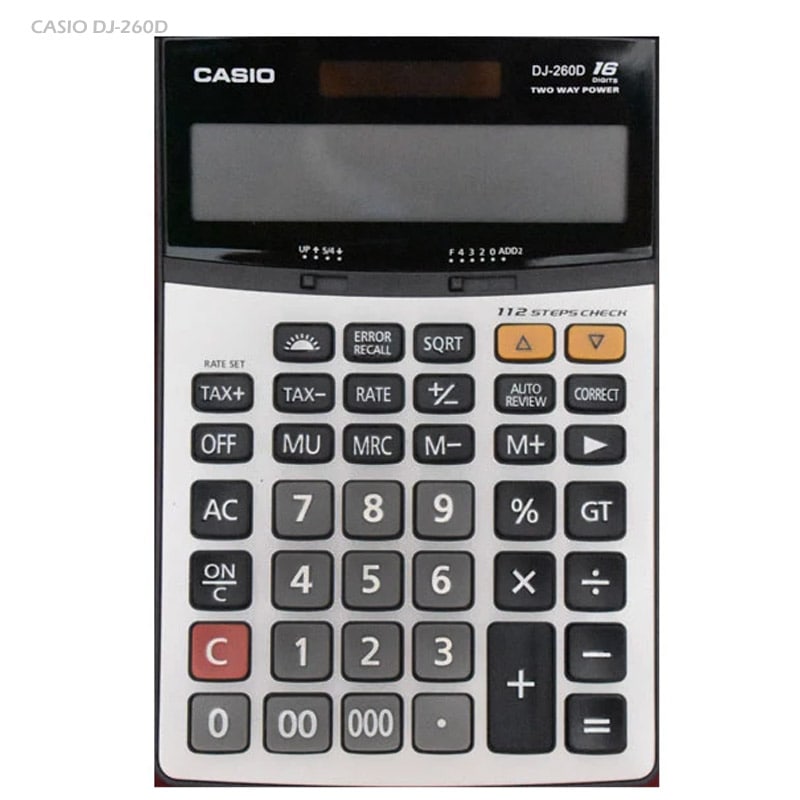 ماشین حساب کاسیو طرح مدل DJ-260D
