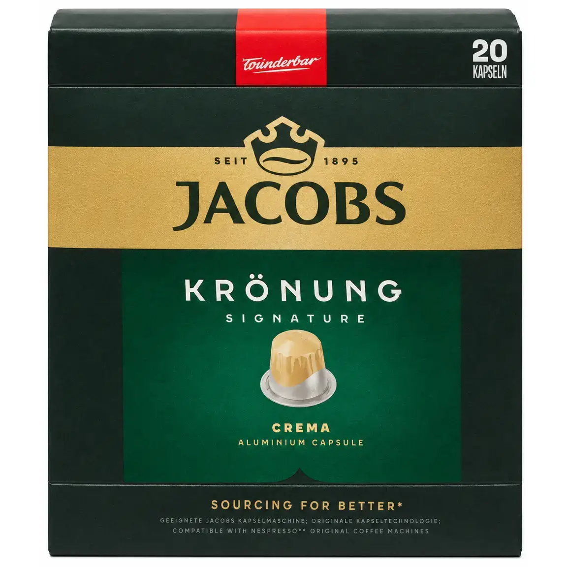 کپسول قهوه جاکوبز کرونونگ سیگنیچر ۲۰ عددی Jacobs Kronung Signature — تصویر ۲