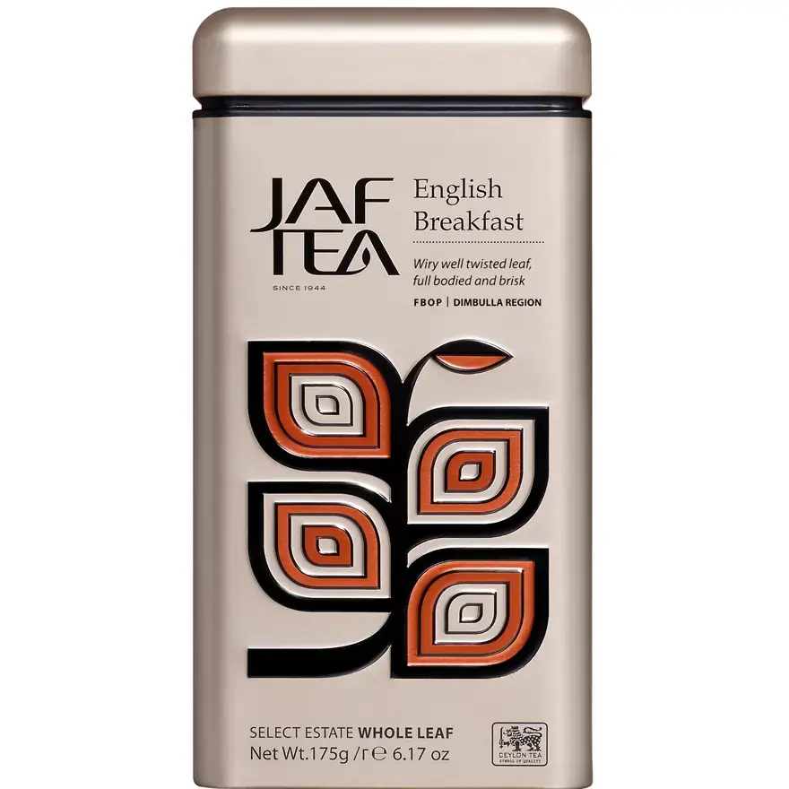 چای جف تی انگلیش برکفست اصل سیلان 175گرم JAF TEA ENGLISH BREAKFAST