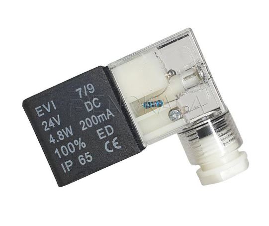 بوبین شیر پنوماتیک قطر داخلی 9 میلی‌متری – ولتاژ (AC-220V، 12V-DC، 24V-DC، AC-110V) — تصویر ۲