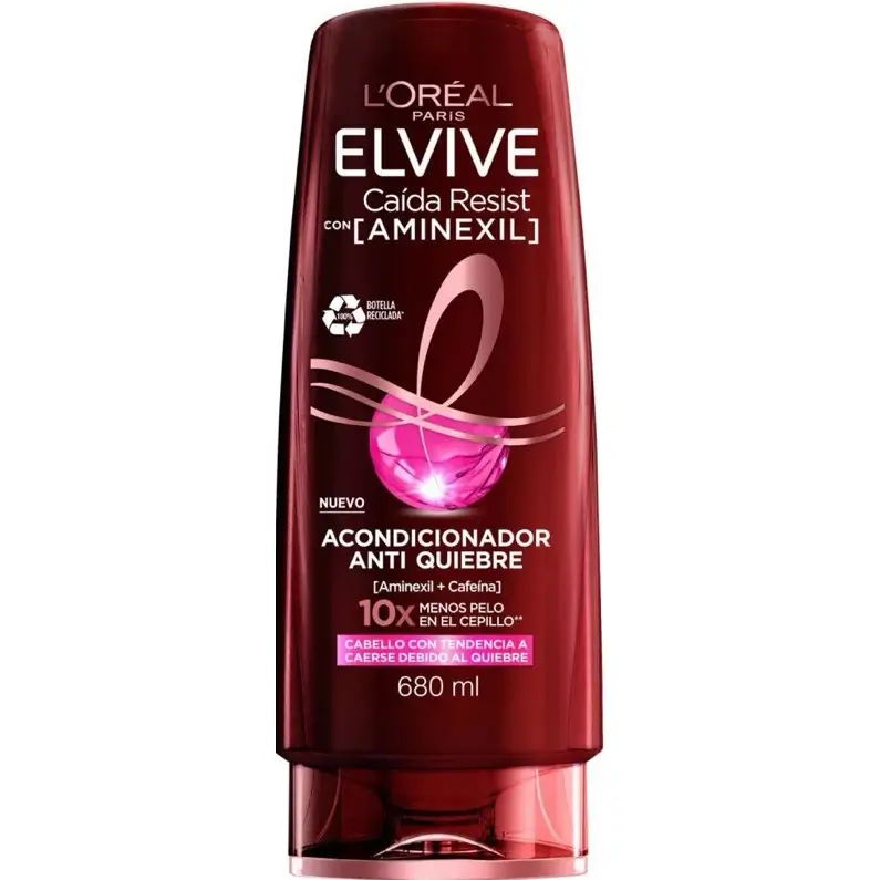 نرمکننده ضد ریزش و ضد شکستگی لورال الوایو 680 میل L’OREAL Elvive Hair Loss Resist Conditioner with Aminexil — تصویر ۲
