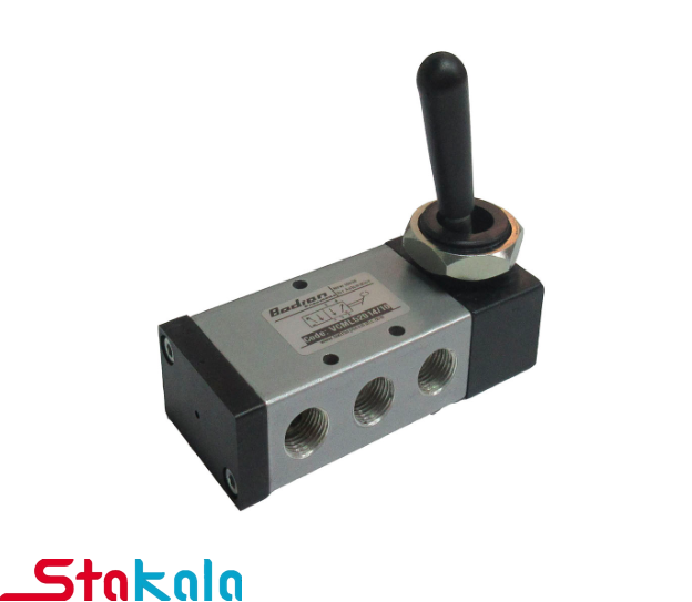 شیر دستی پنوماتیک بادران ( وستا) سایز 1/2 اینچ سری VCML وضعیت 5/2 و 5/3 — تصویر ۲