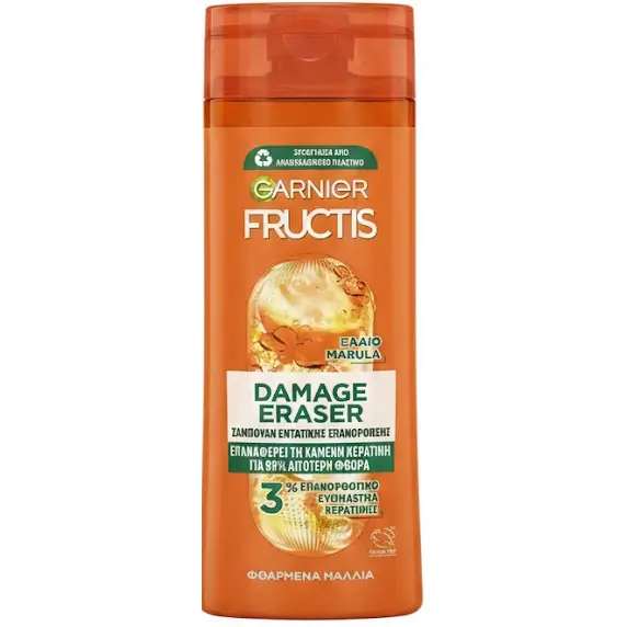 شامپو مو گارنیه فروکتیس ترمیم کننده قوی موهای آسیب دیده ۴۰۰ میل Garnier Fructis Goodbye Damage Repairing Shampoo
