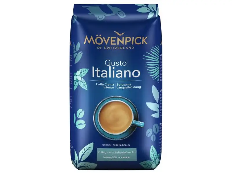 دانه قهوه موون پیک گوستو ایتالیانو 1کیلوگرم Movenpick Gusto Italiano