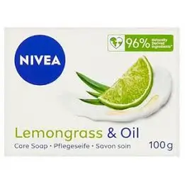 صابون نیوآ لیمون گراس رایحه خنک علف لیمو و مرواریدهای روغن 100گرم Nivea Lemongrass and Oil