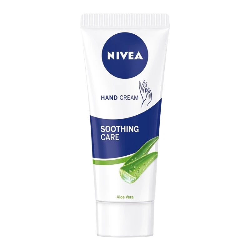 کرم آبرسان دست و ناخن سوتیینگ کر نیوآ با عصاره آلوئه ورا و روغن جوجوبا ۷۵ میل Nivea Soothing Care Aloe Vera and Jojoba Oil hand cream — تصویر ۲