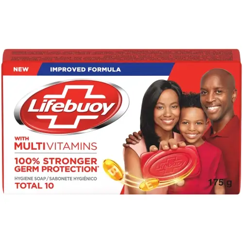صابون لایف بوی قرمز آنتی باکتریال مدل Total 10 وزن 175 گرم Lifebuoy Care Hygiene Bar Soap