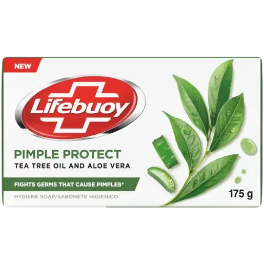 صابون لایف بوی ضد جوش حاوی آلوئه‌ورا و روغن درخت چای ۱۷۵ گرمی Lifebuoy Even Tone Tea Tree and Aloe Vera Hygiene Bar Soap — تصویر ۲