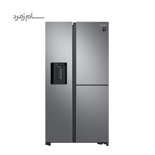 یخچال فریزر ساید بای ساید سامسونگ RH65 نقره ای — تصویر ۲