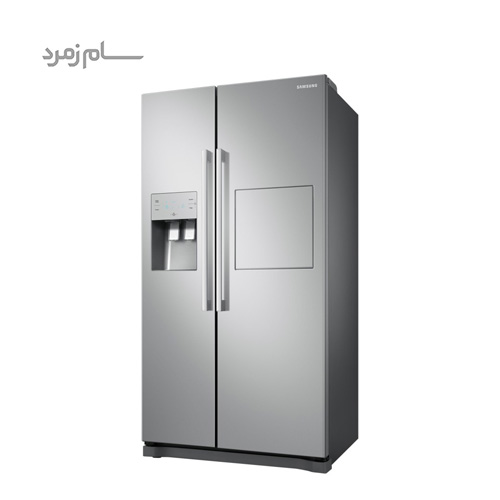یخچال فریزر ساید بای ساید سامسونگ RS50 نقره ای — تصویر ۳
