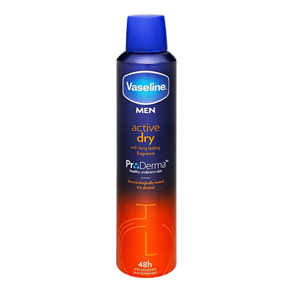 اسپری ضد تعریق وازلین مدل اکتیو درای Vaseline Active Dry