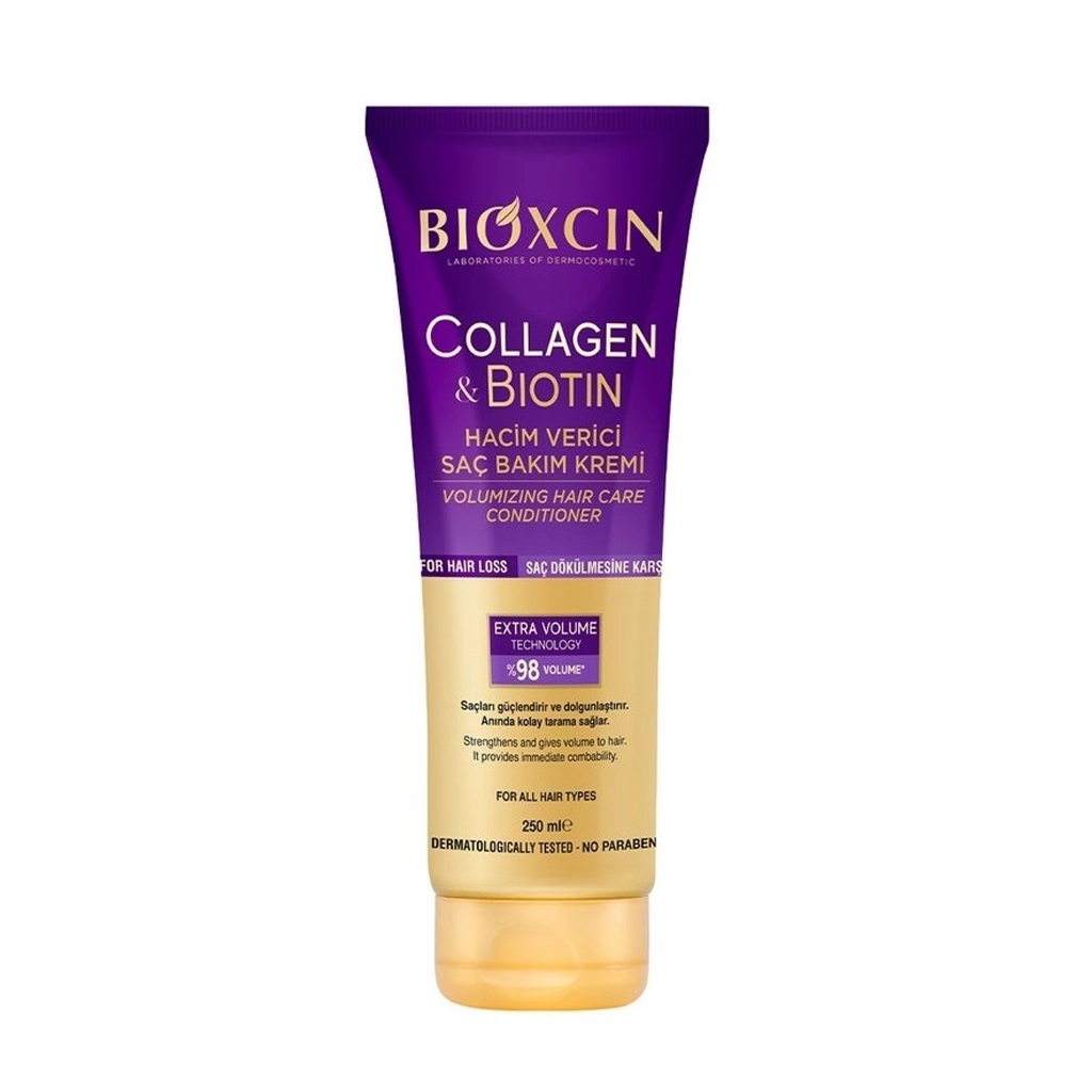 ماسک مو حجم دهنده بیوکسین کلاژن و بیوتین مدل BIOXCIN Collagen & Biotin — تصویر ۲
