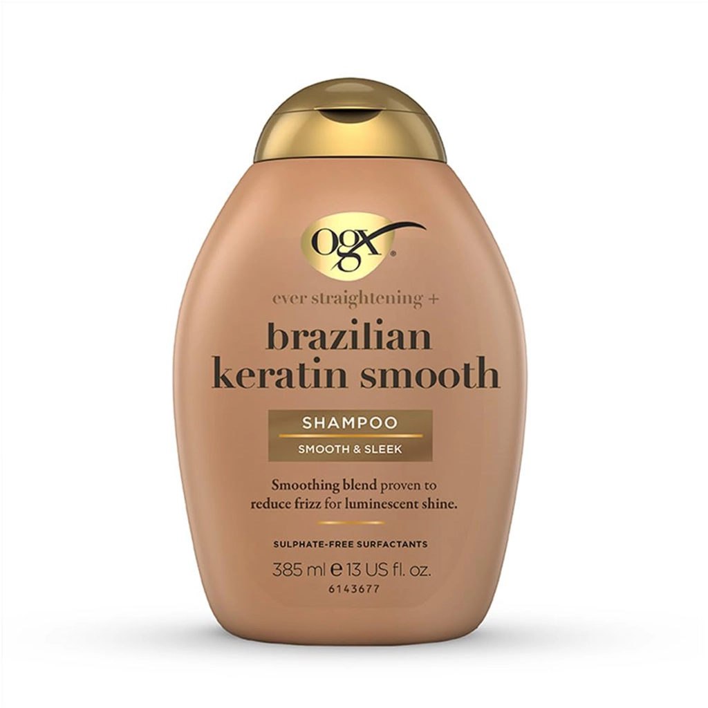 شامپو کراتین برزیلی او جی ایکس OGX Brazilian Keratin Smooth