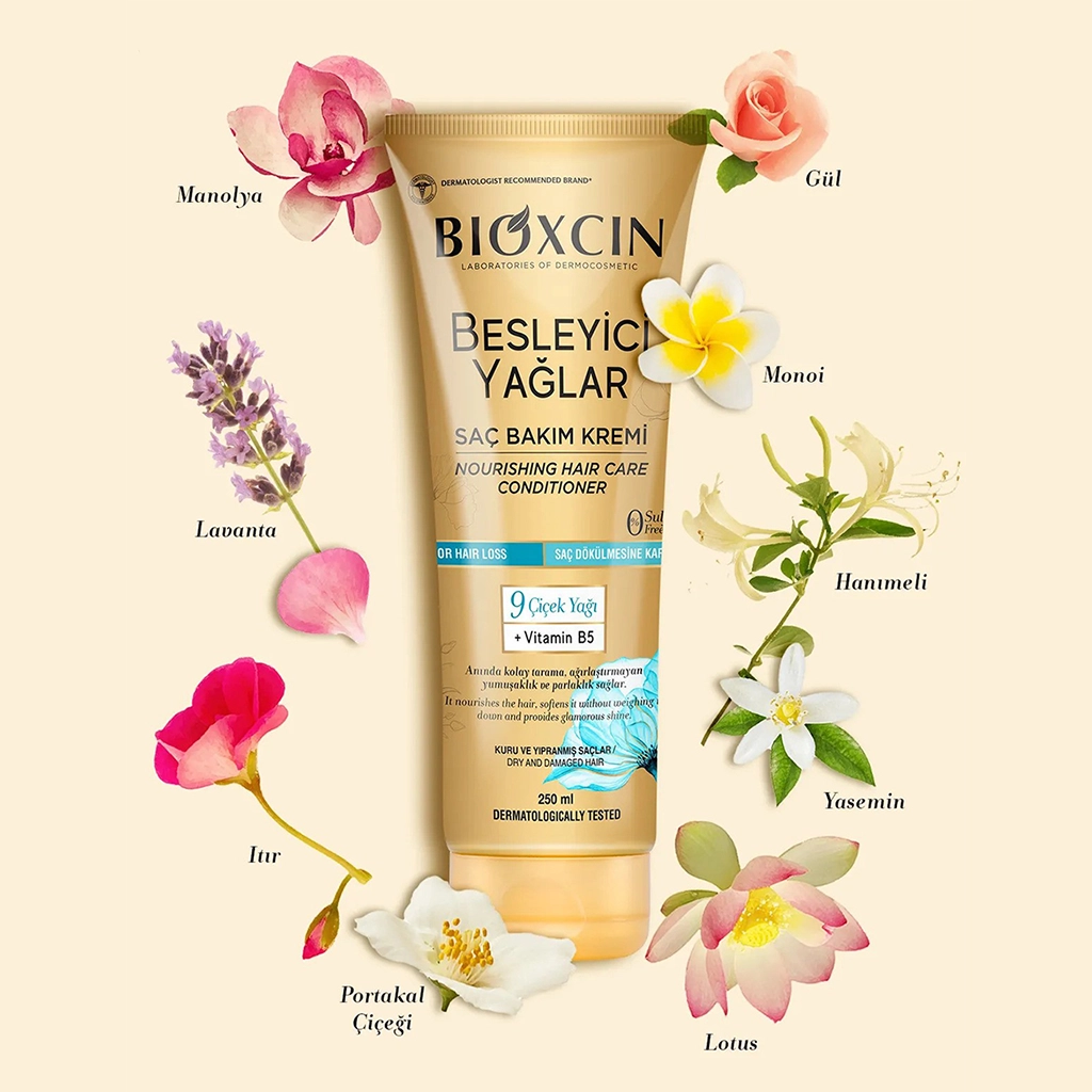 ماسک مو و نرم‌کننده بیوکسین ضد ریزش و تقویت کننده حاوی ۹ روغن گیاهی BIOXCIN — تصویر ۴