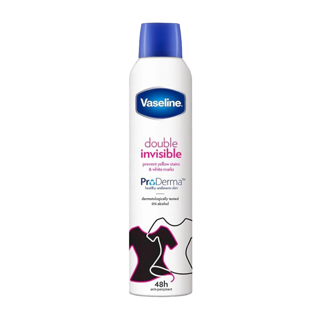 اسپری ضد تعریق وازلین مدل دابل اینویزیبل Vassline Double Invisible