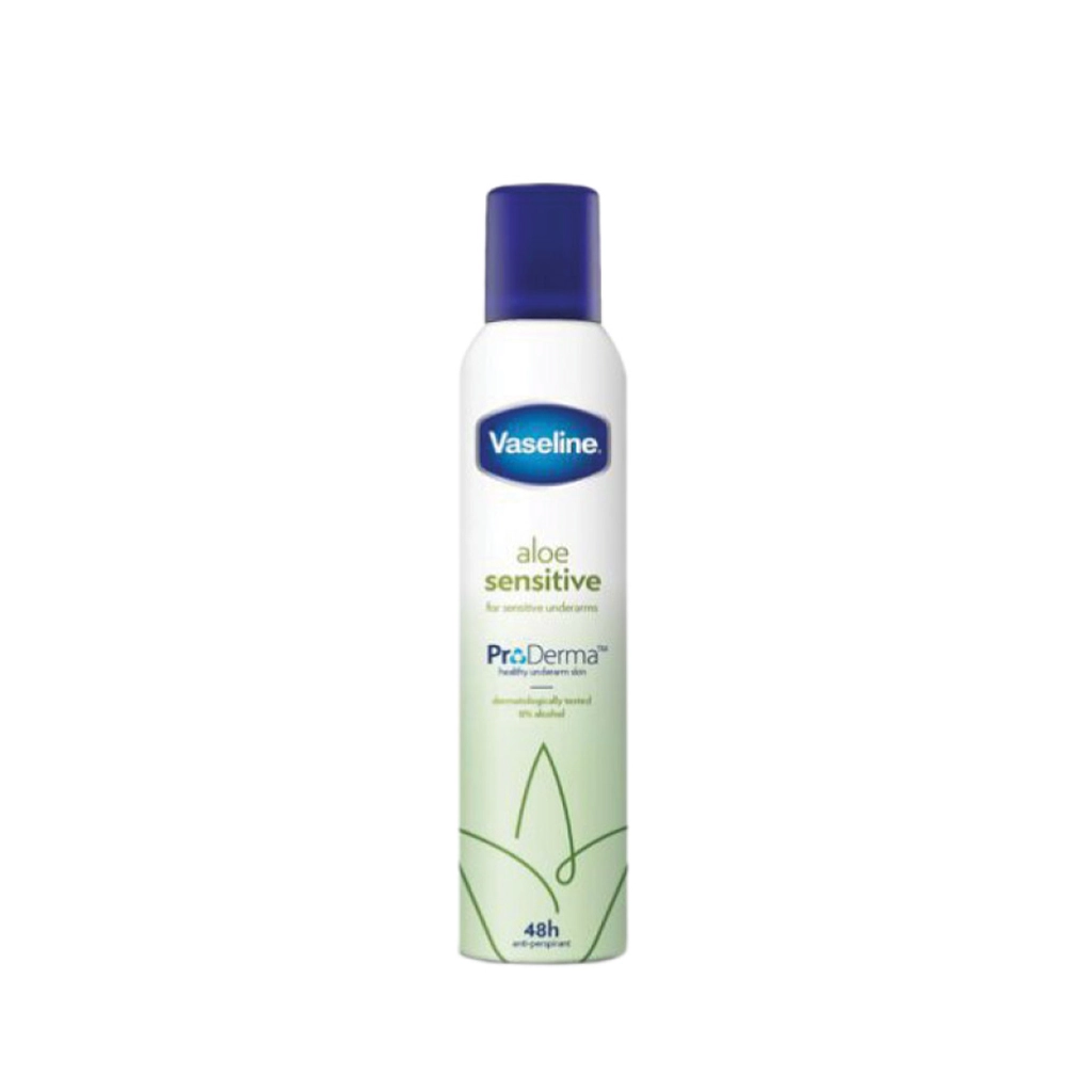 اسپری ضد تعریق وازلین مدل آلوئه ورا Vaseline Aloe Sensitive