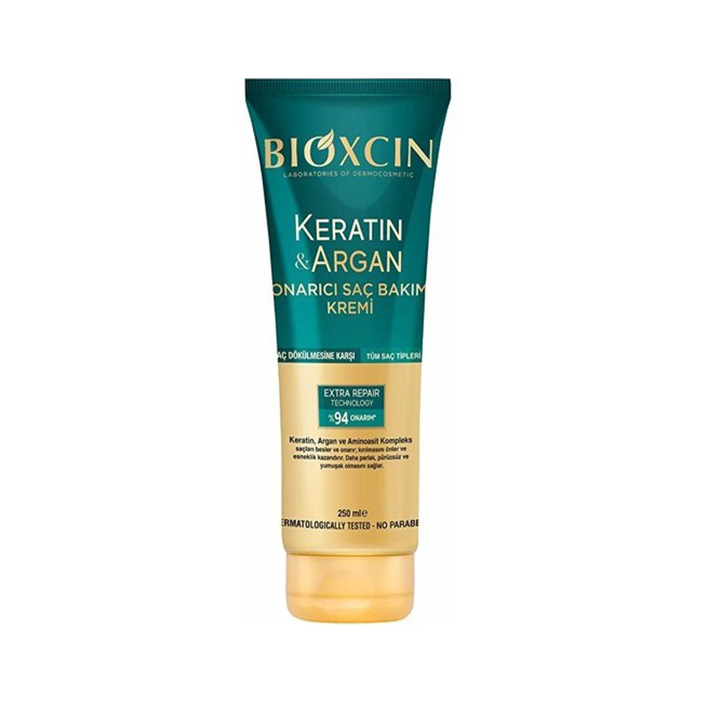 ماسک مو بیوکسین ترمیم کننده مدل کراتین و آرگان Keratin & Argan — تصویر ۲
