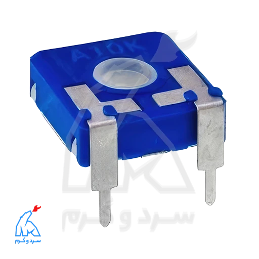 پتانسیومتر پکیج 3 پایه خوابیده 100 کیلو اهم 15 میلیمتر 100K PT-15 — تصویر ۲